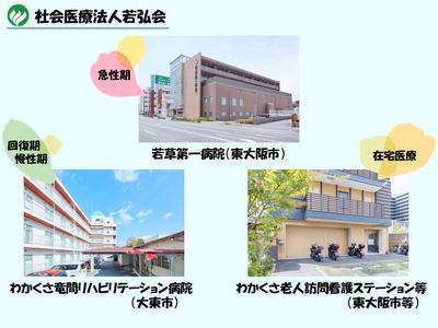 おすすめの病院 【社会医療法人 若弘会】若草第一病院・わかくさ竜間リハビリテーション病院・在宅医療訪問看護