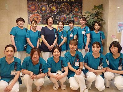独立行政法人 地域医療機能推進機構(JCHO) 福岡ゆたか中央病院 若いスタッフが生き生きと働く明るい病棟